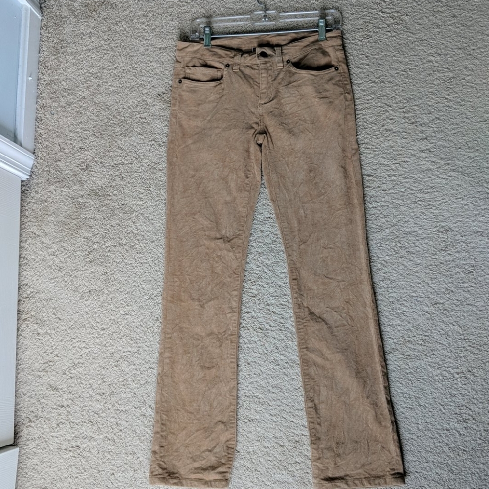 Patagonia Womens Organic Cotton Corduroy Tan Pants